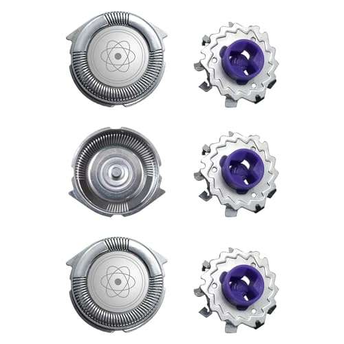 HQ8 Replacement Shaver Heads for Philips Norelco Shavers AT811 AT814 AT815 AT830 AT875 AT880 PT720 PT724 PT730 AT810 HQ6090 7800XL HQ8160 8890XL HQ9160 HQ8 Dual Precision Razors