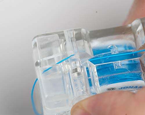 Jonard Tools WD-30-B Wire Dispenser with 50 ft Roll of 30 AWG Blue Insulated Kynar Wire 5