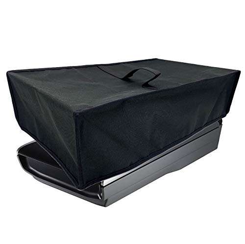 Wanty Black Antistatic Water-Proof Dust-Proof Nylon Fabric Printer Cover Case Protector for Epson V600, Canon CS9000F and Canon Canoscan Photo Scanner 3