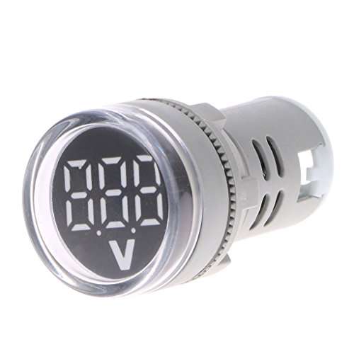 Youngy AC 60-500V 22mm Digital Voltmeter Voltage Gauge Monitor Indicator Signal Lights - Green 4