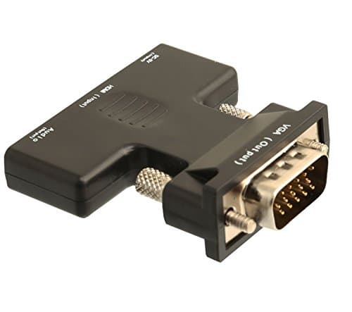 IO Crest SY-ADA31063 HDMI to VGA Adapter with Sound 1080P 1.4b Convert HDMI 1