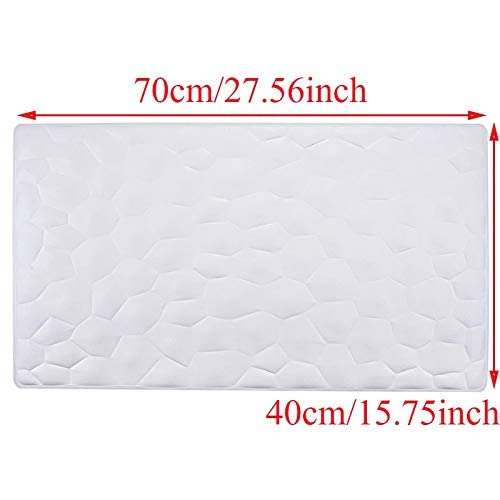 WorldCare® SAFEBET Geometric Bath Folding Bathtub Anti Slip Douche Shower Mats Suction Cup Kitchen Bathroom Accessories Drop Shipping: Beige 3