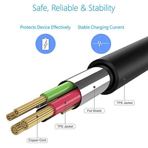 Portronics Konnect Star POR-167 Charge & Sync Function 1.2M Micro USB Cable(Black) 6