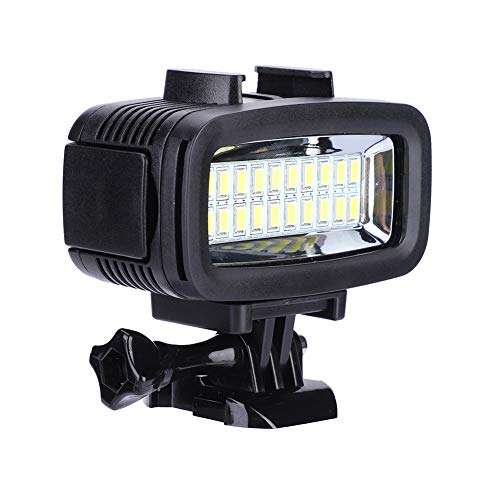 Waterproof Photography Diving Fill Light, 20 LED Sturdy Durable Protective 40M Underwater with Lamp Mount 1
