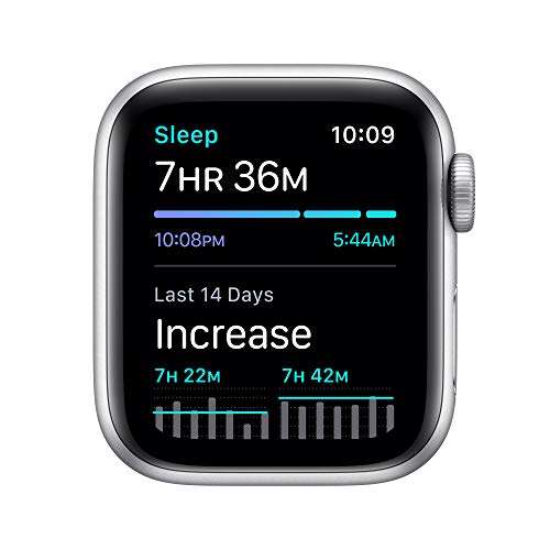 Apple Watch SE (GPS, 40mm) - Silver Aluminium Case with White Sport Band 4
