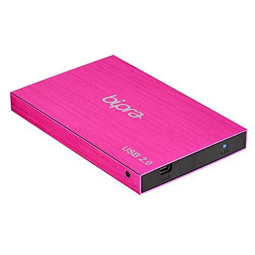 BIPRA 200Gb 200 Gb 2.5 USB 2.0 External Pocket Slim Hard Drive - Sweet Pink - Ntfs (200Gb) 2