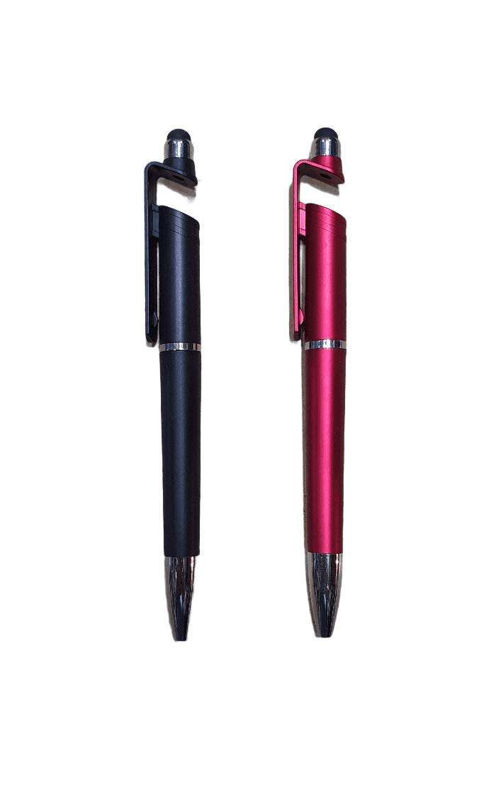 Mobile Stand ( Pack 2) For Xiaomi Redmi Note 4X, XiaomiRedminote4X, Xiaomi Redmi Note 4 X, Xiomi Mi Note 4X, Redmi Note 4X, Note 4X, Mi Note 4X, Mi Note4 X Ballpoint Function Stylus Pen with Mobile Stand Holder Writing Pen Screen Wipe Adjustable universal Mobile Phone Flexible Clip Holder Pen - (C1, Mix) 1