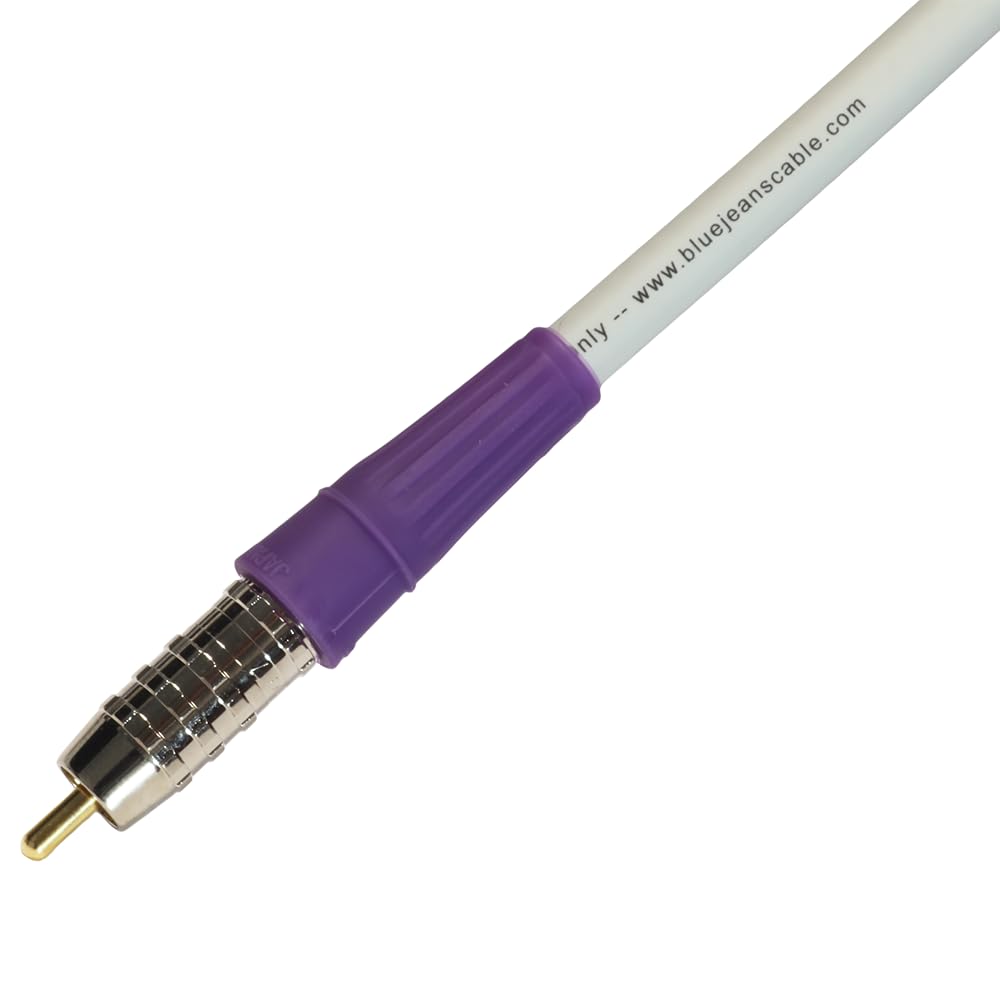 Blue Jeans Cable LC-2 Double-Shielded Low Capacitance Subwoofer Cable (White, 20 Foot) 4