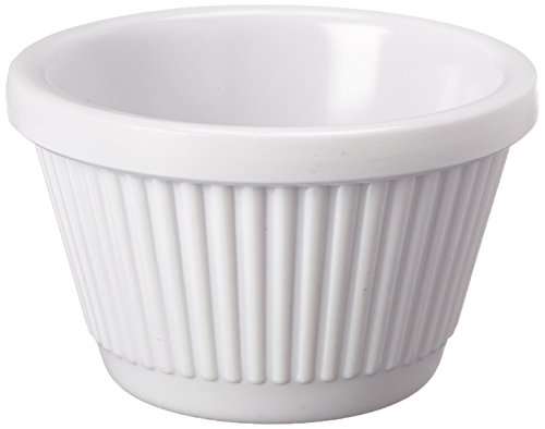 2 oz. Fluted Plastic Ramekin (Bone)