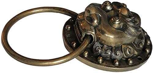 Classical Door Handle Knocker Ming and Qing Dynasties Door Ring Big Pull Ring Bronze Fittings Chinese Bronze Handle Door Handle Hardware Door Lock Closet Door 4
