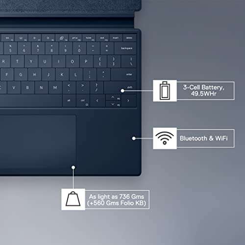 Dell XPS 9315 2in1 Laptop,Intel Evo platform powered by Intel Core i5-1230U Processor, 16GB LP DDR4, 512GB SSD, 13.0" (33.02cm) 3K Gorilla Glass 500 nits Touch, XPS Stylus, Win 11+ MSO'21, Sky, 1.12kg 5