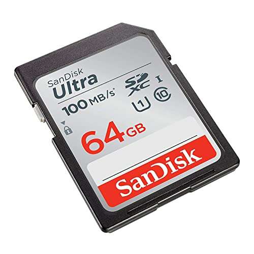SanDisk 64GB Ultra SDXC UHS-I 100MB/s Memory Card (4-Pack) with Koah Pro Card Reader and Rugged Memory Card Storage Case Bundle (6 Items) 6