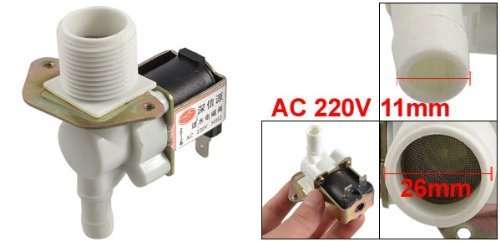 J K b K AC 220V Water Inlet Solenoid Valve One Way for Washing Machine Washer 3
