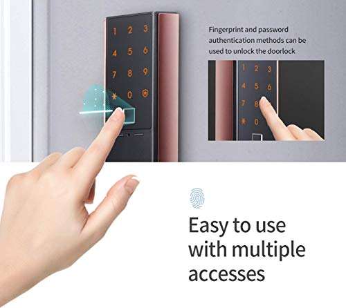 SAMSUNG SHP-DH538BC/VK SHP-DH538 | Fingerprint Digital Door Lock (SHS-AML320) 5