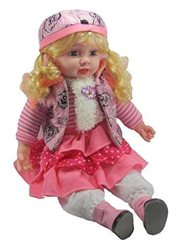 Generic Humg Enterprises Big Size Singing Songs and Poem Baby Girl Doll (Multicolour,43 cm) 1