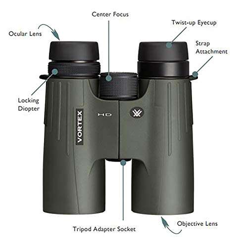 Vortex Optics Viper HD Roof Prism Binoculars 10x42 5