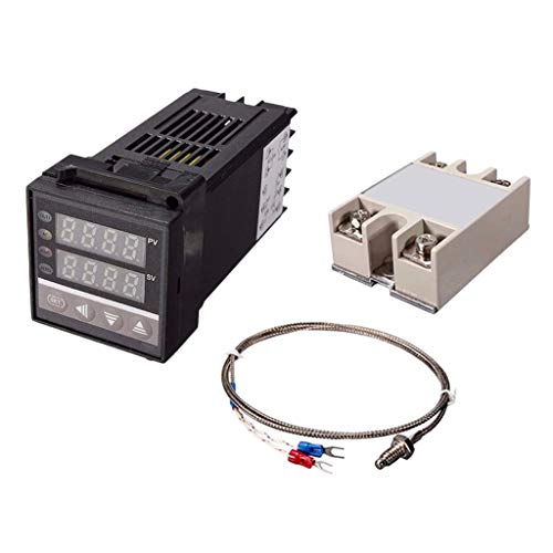 Kloware Intelligent Digital LED PID Temperature Controller Kits REX C100 AC110 240V