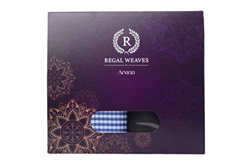 Regal Weaves by Arvind Fabric Gift Box (Unstitched, Multicolor, Free Size)- Single Pair Pack (FABPACKDES-22) 2