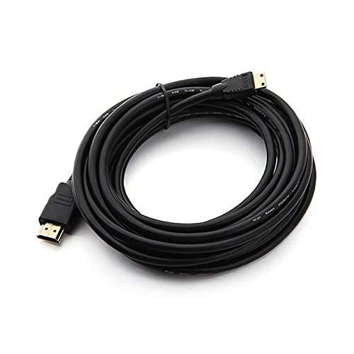 TECHNOTECH HDMI Cable 10 Meter Male to Male 1.4v Gold Plated HD 1080p for LCD TV, PC and Laptop (Black) 1