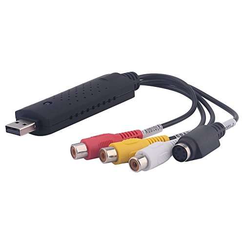 Yosoo USB 2.0 VHS to DVD RCA Converter Adapter Video Capture Card for Win XP 7 2