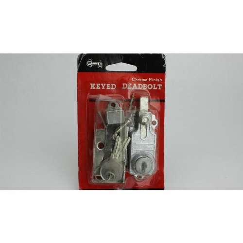 Deadbolt 1601 Keyed Door Chrm 1