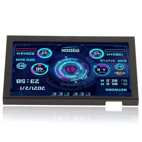 PC CPU Data Monitor, 5 inch USB Mini Screen AIDA64 PC CPU HDD Data Monitor Computer Temperature Display 1
