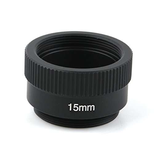 Pixco 15mm C-CS Mount Lens Adapter Ring Extension for CCTV Security Cameras