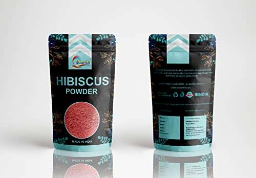 Dwarika, Hibiscus Powder for Hair Care, Skin Cleansing, Conditioning, Mask, Face Pack, Scrub, Wash | Eating (Gudhal ka Phool, Mandaram, Gongura, Mandaram, Arhu (900 Gram) 3