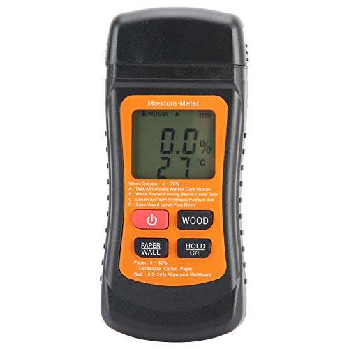 Wood Moisture Tester, 2 in 1 Wood Moisture Meter, Timber Damp Detector Portable for Woodworker Wood Building Material 1