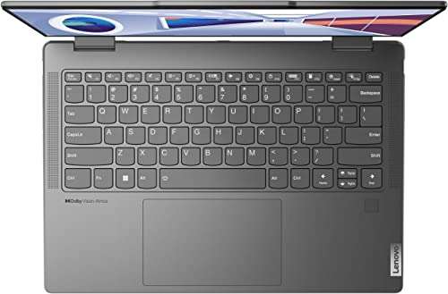 Lenovo Yoga 7i 14" 2.2K Laptop, Touch, 2-in-1, Intel Evo Platform, Intel Core i5-1335U, 8GB RAM 1TB SSD, Intel Iris Xe Graphics, Fingerprint, WiFi 6E, Backlit KB, Win11, Storm Grey, W/GaLiMu 4