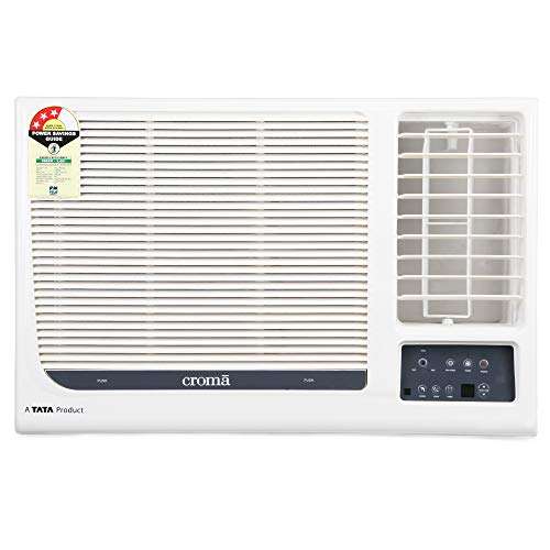 Croma 1.5 Ton 3 Star Window AC (Copper, CRAC1152, White) with Free Installation 1