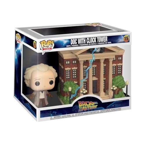 Funko Pop! Town: Back to The Future - Doc with Clock Tower 1