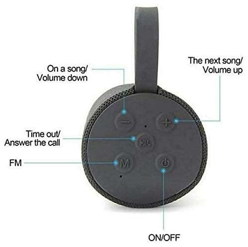 Wireless Bluetooth Speaker for Panasonic P66 Ultra Boost Bass DJ Sound Portable Home Speaker Audio Line in TV Supported USB FM AUX Cable Waterproof TG113 Speaker - (RV.B) 4