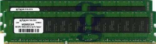 Gigaram 8GB (2x4GB) DDR3-1066 ECC DIMM for Apple Mac Pro 8-Core 2.93Ghz Intel Xeon "Nehalem" (Apple# 2 x MB982G/A)