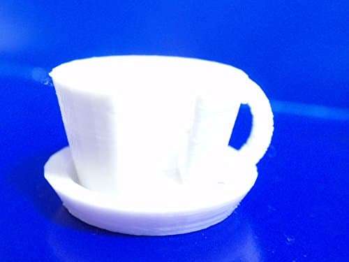 N-Scale Tea Cup Carnival Ride Kit for Train Boards (Unpainted White) 6