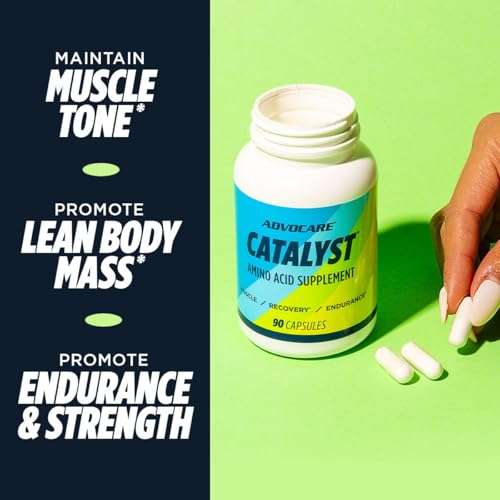 AdvoCare Catalyst Amino Acid Dietary Supplement - BCAA Supplement with L-Arginine & L-Glutamine - Supports Muscle Growth & Recovery* - 90 Capsules 5