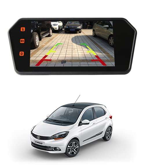 RKPSP 7inch/12V Full HD/Touch Screen MP5 Rearview Mirror Screen with 1080P Video Player/FM/USB Port/TF Card Port Screen for Tiago-2016 1
