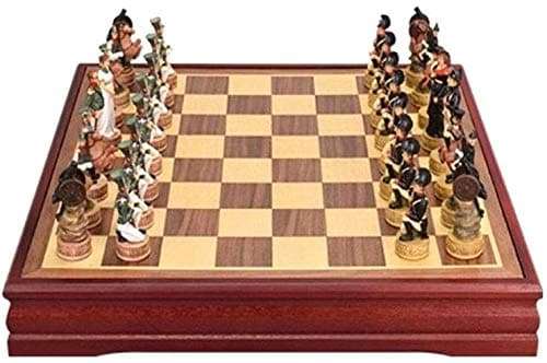 WUYAOCHUN Chess Set Board Game Folding Travel Portable Chess Set,Chess Set - Wooden Travel Chess Set Magnetic Chess Set for Kids Adults Chess Board Folding Tournament Game BoardStorage Family Out 1
