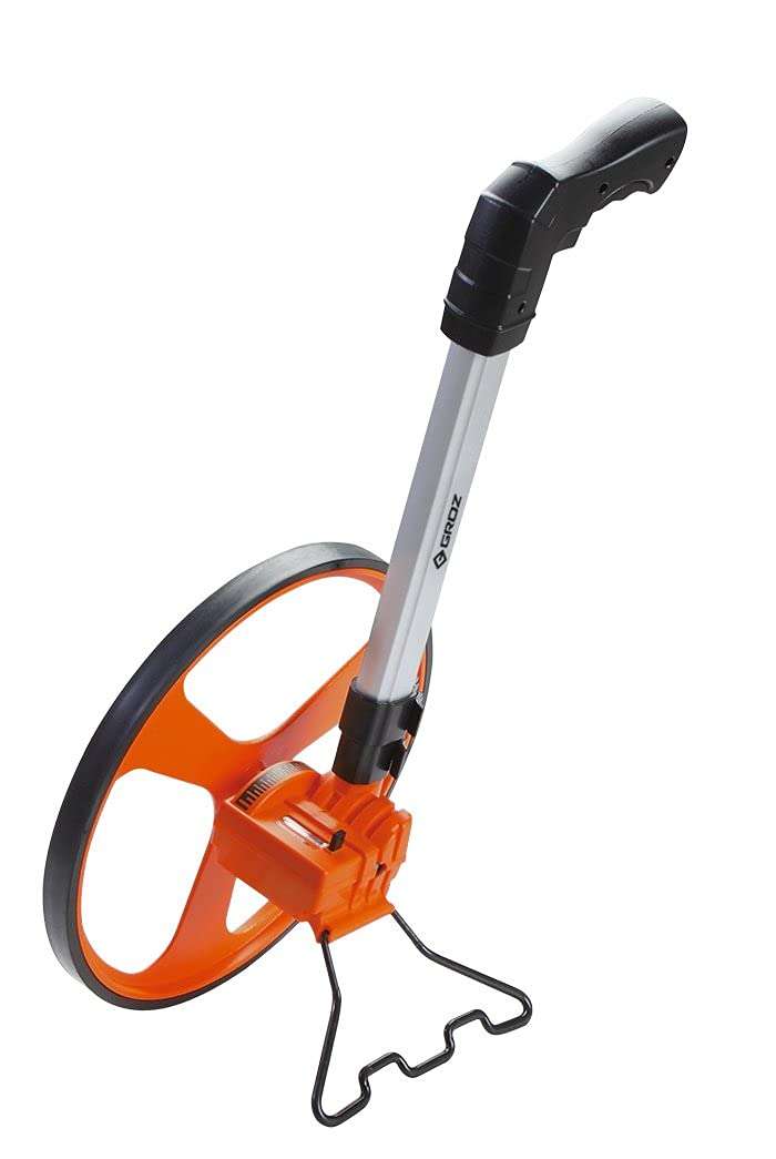 SK Mart Extendable Measuring Wheel | Measures up to 9,999 Meter | Wheel Diameter: 30 cm | Extendable Upto 108 cm | Suitable for Construction, Civil Work, etc. | MWL/1/M 3