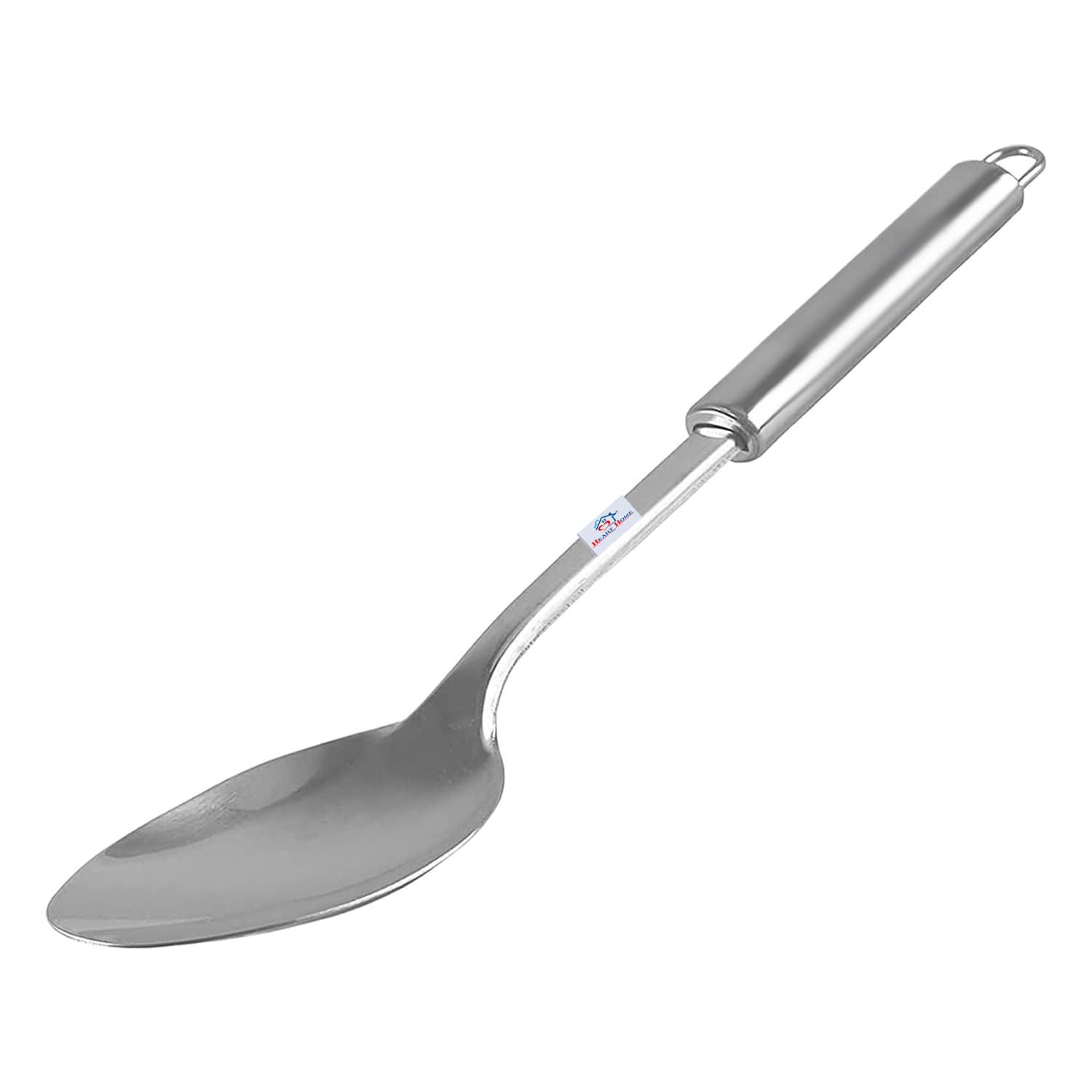 Heart Home Spoon|Stainless Steel Cooking Spoon|Serving Spoon|Kitchen Spoon|Nonstick Chamach for Kitchen|7 cm (Silver) 1