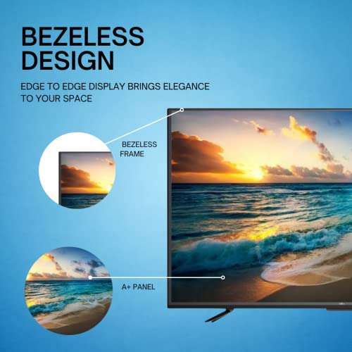 ARIKA G Series ARC0040S 40 inches 1080 P Full HD Smart Android LED TV Black 6