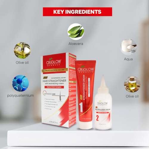 Oxyglow Hair Straightener, Pack of 2 (200 ml x 2) 4