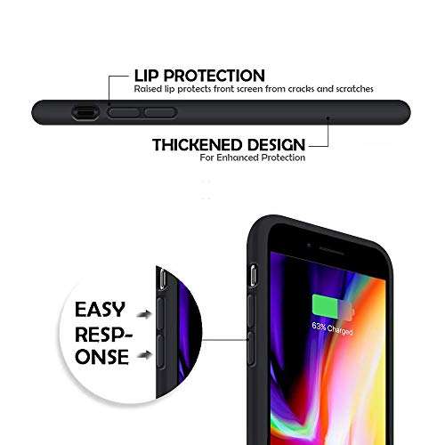 iPhone 7 Case, iPhone 8 Case, BWOOLL Slim Anti-Scratch Flexible Shock Absorbent Silicone Protective Case Cover for iPhone 7 Case/iPhone 8 (4.7 inch) - Deer with American Flag 4