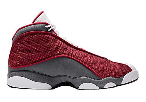 Nike Men's Air Jordan 13 Retro Red Flint, Gym Red/Flint Grey/White/Black, 8 2