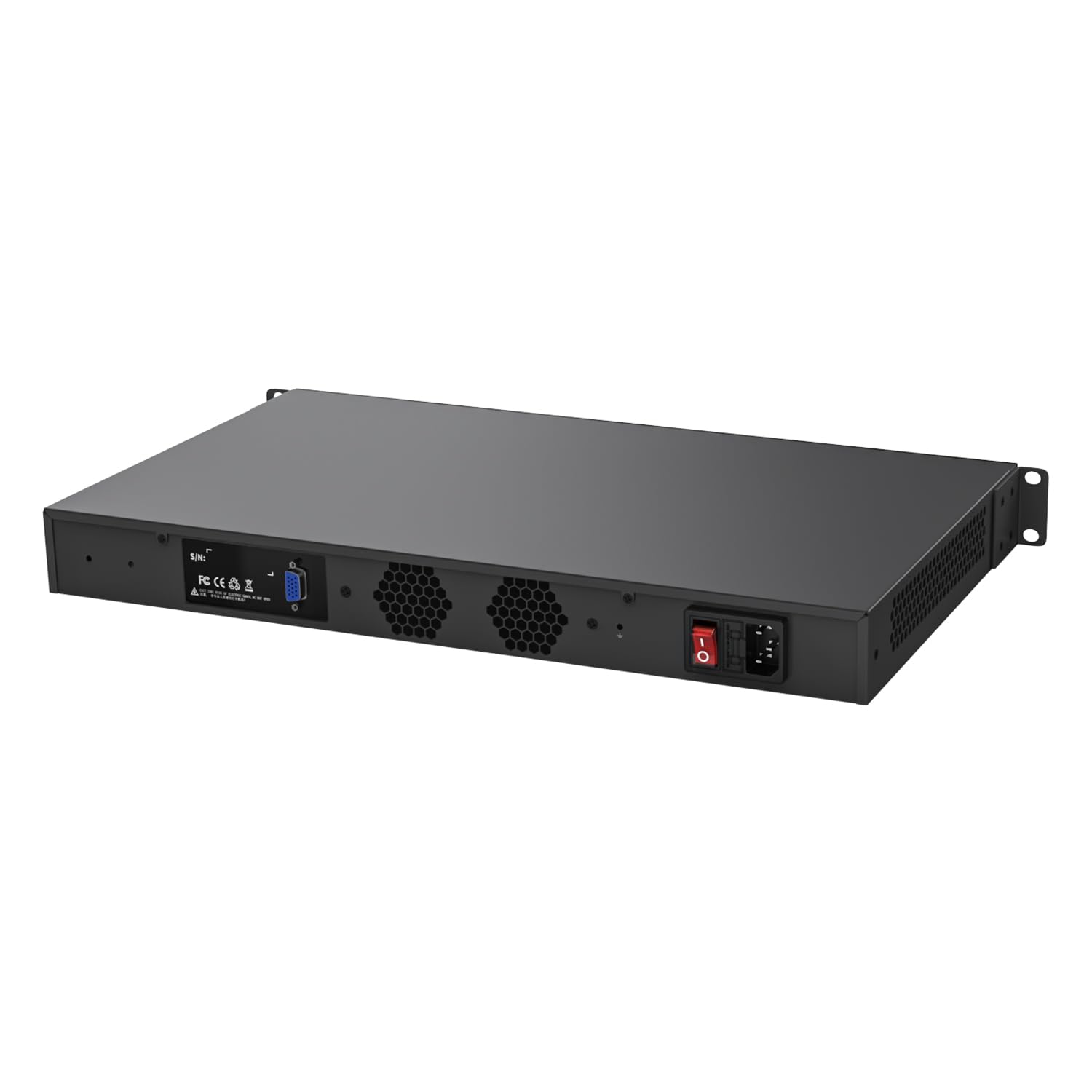Partaker 1U Rackmount Firewall Hardware, OPNsense, VPN, Network Appliance, I9 12900, S12, AES-NI, 6 x I226-V 2.5Gbe, 2 x 10G SFP, 2 x USB3.0, COM, VGA, 32GB RAM, 1TB SSD 5