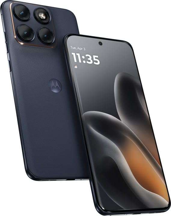 Motorola Edge 70 Fusion 5G (Pantone Silhouette, 8GB RAM, 128GB Storage) | AI Features | 6.78-inch 144Hz AMOLED | Snapdragon 7s Gen 4 | 50MP + 13MP Camera | 32MP Selfie | 7000mAh | 68W TurboPower 1