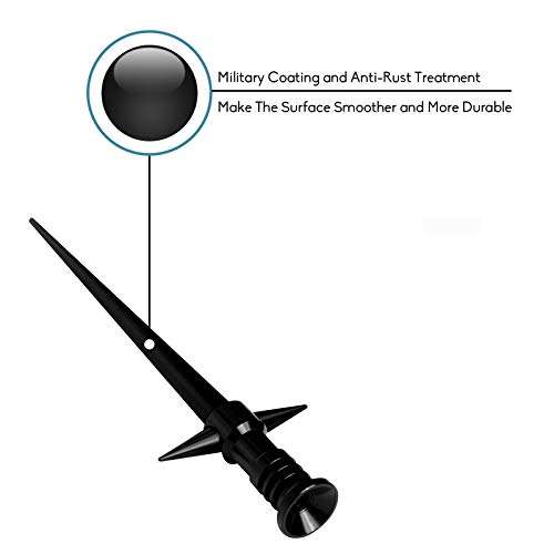 DeepRoar Replacement Antenna for Pontiac Vibe 2003-2010, Optimized FM/AM Reception, 5.25 Inch LS02 (Black) 5
