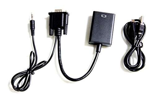 ConnectPRO VGA to HDMI Converter Output 1080P HD Audio TV AV HDTV Video Cable Adapter 3