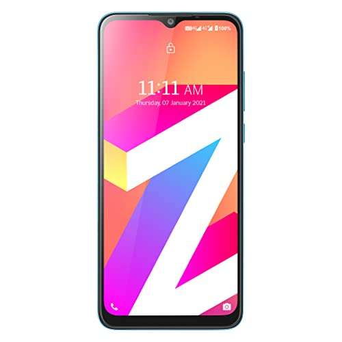 Lava Z3 Striped Cyan(3GB RAM, 32GB Storage)