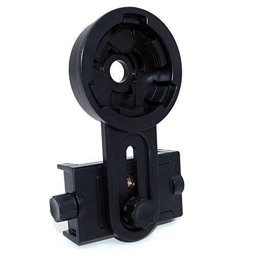 Set of 2 NUZAMAS Mobile Phone Adapters, Holders, Universal Mount for Telescope, Adjustable, Compatible with 26.4-46.4mm Binocular Monocular Spotting Scope 3